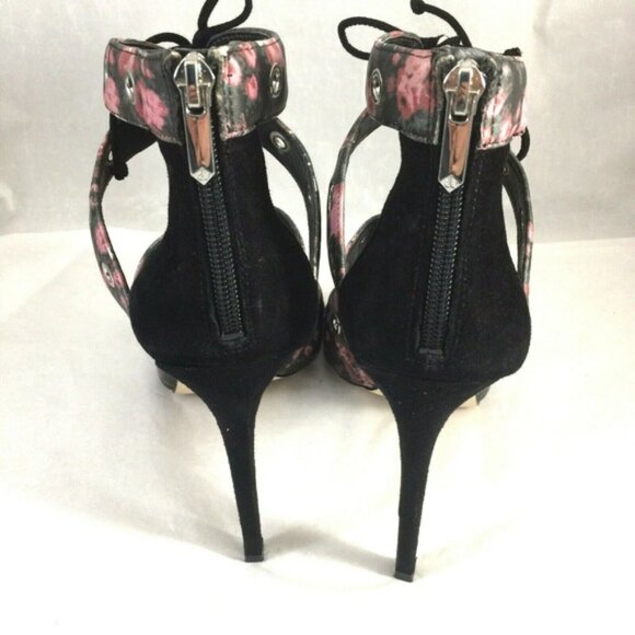 Sam Edelman Phoebe Floral Print Strappy Sandal 10 - Picture 2 of 7